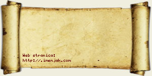 Kristina Vesković vizit kartica